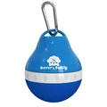 Draagbare blauwe waterfles en voerbak voor huisdieren met karabijnhaak voor buiten - 200ml / Never Family [Blauw]