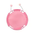 Rosa kreisförmige erhöhte Tierhängematte mit atmungsaktivem Netz und Bommeldekor - Mesh Komplettset / Rosa