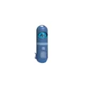 Draagbare blauwe capsule poepzakdispenser met geïntegreerd LED-licht voor gebruik buitenshuis - Verbeterde Verlichte Dispenser / Blauw