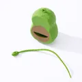 Groene avocado vormige huisdier afvalzak dispenser met stevige siliconen riem - Alleen Avocado Huls