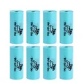 Set van 8 rollen biologisch afbreekbare blauwe hondenpoepzakjes voor afval - Set van 4 Rollen / Blauwe hond