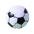 Ballon de football interactif pour chien avec design d'OVNI extensible - Style Mini Football / Noir et Blanc
