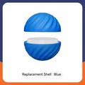 Coque de rechange bleue en silicone pour balle interactive à gravité pour animaux - Coque de Remplacement (Sans Cœur) / 56mm / Bleu