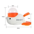Lanceur de friandises interactif en forme de canard pour chiens et chats curieux et actifs - Distributeur de Nourriture Canard Blanc / Blanc