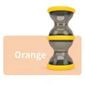 Distributeur de friandises pour chat en forme d'haltère orange et jouet puzzle - S / Orange
