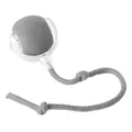 Balle de jeu intelligente et automatique pour chat avec surface grise et cordelette - Style Corde Grise