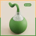 Balle de jouet électrique interactive pour chat avec baguette en couleur vert vif - Style Queue Magique Verte