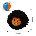 Palla vibrante elettrica di peluche per cani, dimensioni 150x140mm per cuccioli. - Susuwatari / Confezione Scatola a Colori