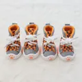 Breathable orange checkerboard dog canvas shoes with anti-slip soft soles and paw prints - No. 1 / Orange