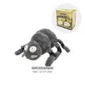 Giocattolo elettrico di peluche a forma di ragno per cani con salto e suono - Ragno Grigio / In Scatola Colorata