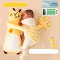 Giraffe Baby-Beruhigungskissen mit Klopfvorrichtung und PE-Perlenfüllung zum Schlafen - Rentier-Stil / PE-Partikelfüllung / Gelb