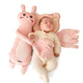 Rosa Hasen-Beruhigungskissen für Babys mit großen Händen für besseren Schlaf - Lange Akkulaufzeit Version / Kaninchen