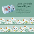 Detailed view of Daisy Dream PET tape with vintage floral pattern for journaling - Daisy Print Style (C899) / 5CMx2M