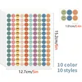 Close-up of 10 styles smiley reward stickers showing 15.2x12.7cm sheet dimensions - Cartoon Smiley Style (C546) / 1 Piece
