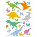 Colorful cartoon dinosaur and butterfly wall decal set for children nursery decor - Dinosaur Style C (HY102C) / 22*30cm