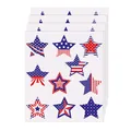 Waterdichte sterstickers voor de Amerikaanse Onafhankelijkheidsdag decoratie op 4 juli - 12x13.2cm/Vel / Ster Patroon (A1)