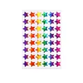 Colorful faceted 3D star stickers sheet for kids classroom rewards and DIY craft decor - Star (C1067A) / 1 Sheet