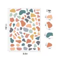 Dimensiones de los vinilos de pared de bloques de color irregulares Morandi decorativos - HY115A / 22*30cm