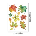 Pegatinas estáticas para ventanas de hojas de arce de otoño, 22x30cm - Estilo A298 / 22*30cm por Hoja