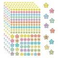 Pastel macaron star smiley stickers for planners, scrapbooking, and gift wrapping - Star Emoji Style (A269) / 166 Pieces/Pack