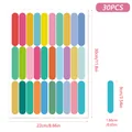 Set of 30 macaron color confetti wall stickers with detailed dimensions and sizes. - 22*30cm/Sheet (30 Pieces) / HY106-Candy Color