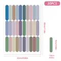 Colorful 30PCS Macaron Morandi self-adhesive wall stickers for nursery and bedroom wall decor - 22*30cm/Sheet (30 Pieces) / HY106-Morandi Color