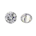 Diamant moissanite en vrac couleur F avec taille brillant ronde et feu exceptionnel - 5mm(0.5ct) avec Certificat GRA et Carte Noire / Couleur F