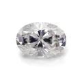 Pierre de moissanite premium taille ovale, couleur DF avec un éclat étincelant - 3x5mm (0.3ct) / Couleur D