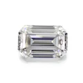 Pietra preziosa di moissanite taglio smeraldo di alta qualità VVS per gioielleria - 2x4mm (0.2 Carati) / Colore DF