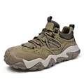 Robuste khakifarbene Herren-Wanderschuhe mit einer griffigen, rutschfesten Gummisohle - 39 / Khaki (2591)