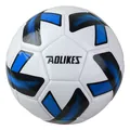 Pallone da calcio taglia 3 ad alta elasticità con motivi blu e neri per bambini - Blu Oro / Pallone Taglia 3 (Per Bambini)
