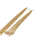 Detailed view of high-quality bulk golden O-chains with lobster clasps for DIY jewelry - Metal Chain / Gold