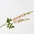 Elegante rama de flores artificiales rosa estilo Monet para bodas - Espuela de caballero de 2 ramas / Rosa Claro