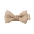 Pinza para el pelo con lazo de cinta beige hecha a mano para niñas, accesorio lindo - Beige (835)
