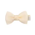 Pinza de pelo con lazo de cinta grosgrain crema hecha a mano para niñas, accesorio - Marfil (815)