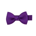 Pinza de pelo hecha a mano con lazo de cinta de falla morada para niñas y niños - Morado (467)