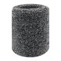 Breathable knit sweat-absorbent sports wristband in grey marl for basketball gym - Black White AB