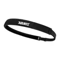 Professional black AOLIKES sports sweatband for running and fitness training - Single Piece / Black