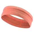 Orange breathable sports headband with non-slip silicone strips inside - Sweatband (2103) / Orange