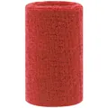 Soft red terry cloth sports wristband for sweat absorption and support during workouts. - Red / 11cm*8cm