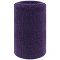 Premium purple terry cloth sports wristband designed for superior sweat absorption. - Purple / 11cm*8cm