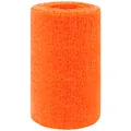 Bright orange sweat-absorbing terry cloth sports wristband for athletic protection - Orange / 11cm*8cm