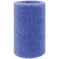 Professional blue terry cloth sports wristband for sweat absorption and comfort - Lake Blue / 11cm*8cm