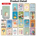 Lot de 20 cartes de vœux d'anniversaire assorties, dessins mignons, format 10x15 cm. - Style Avec Enveloppes (S952) / Pack de 20 Pièces (S952)