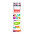 Professional 36-color set of vibrant colored pencils in a white cylindrical container - Erasable Oil Based Colored Pencils / 36 Colors