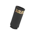 Black reusable gel hot and cold compression wrist sleeve with gold AOLIKE logo design - Short / 6cm x 3cm / Black