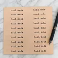 Handgefertigte Kraftpapier-Sticker für Hochzeits-Konfetti-Tüten und Kegel-Halter-Set - Aufkleber (7715#) / 20 Pro Blatt