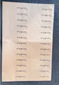 Kraftpapier-Aufkleber mit 'Especially for you' für Hochzeits-Konfetti-Tüten - Aufkleber (7701#) / 26 Pro Blatt
