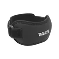 AOLIKES black adjustable patellar knee strap for running and sports knee support - Single Piece / Black