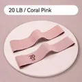 Fascia di resistenza in tessuto rosa corallo per glutei e fianchi, livello 20LB - Banda di Resistenza Yoga (3618) / 20LB / rosa corallo